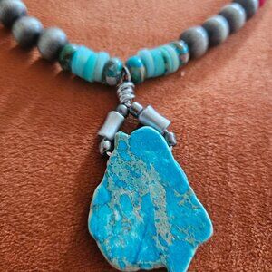 Necklace.  Handmade